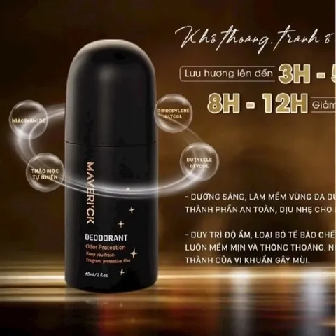 Lăn Khử Mùi Nam MAVERICK Choice Hàn Quốc 60ml -Hương Nước Hoa Cao Cấp Ngăn Mồ Hôi Kháng Khu...