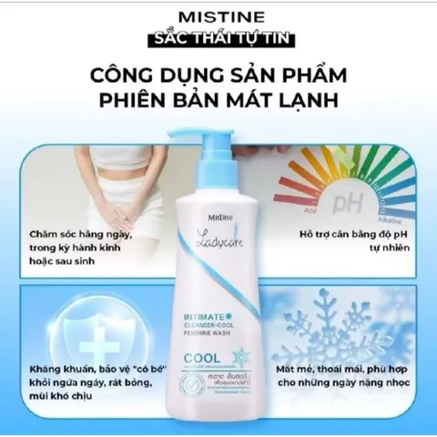 Dung dịch vệ sinh phụ nữ Mistine LadyCare Nhạy Cảm 200ml
