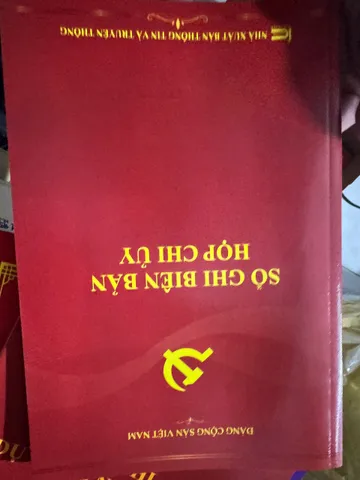 SỔ TAY SỔ GHI DỰ THẢO NGHỊ QUYẾT
