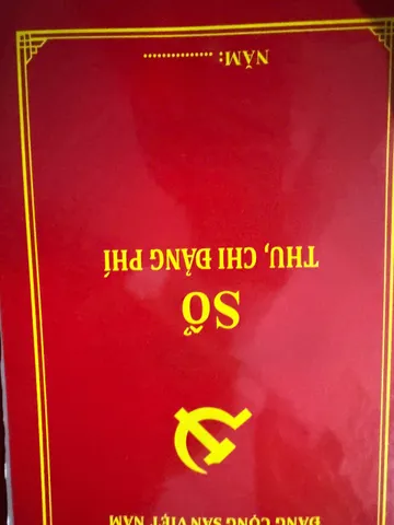 SỔ TAY SỔ THU CHI ĐẢNG PHÍ