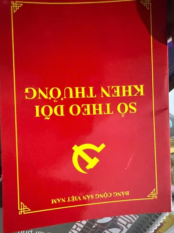 SỔ TAY SỔ TẶNG HUY HIỆU ĐẢNG