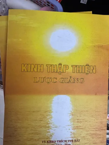 SỔ TAY KINH THẬP THIỆN NGHIỆP GIẢNG GIẢI - THÍCH TUỆ HẢI