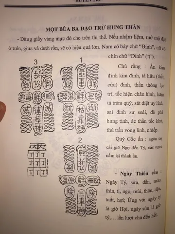 Linh Phù Toản Yếu Trùng Tang - Bua Trị Trùng Tang - Pháp Sư Huyền Trí