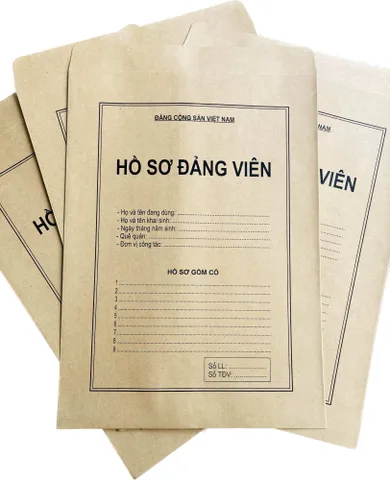 TÚI ĐỰNG HỒ SƠ ĐẢNG VIÊN - combo 10 túi(loại mỏng 100gsm)