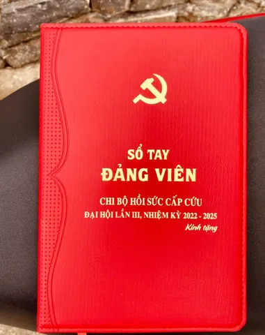 SỔ TAY ĐẢNG VIÊN (bìa da-200 trang)