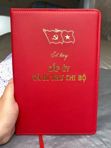 SỔ TAY CẤP UỶ VÀ BÍ THƯ CHI BỘ (bìa da-màu đỏ) 0398-142-241