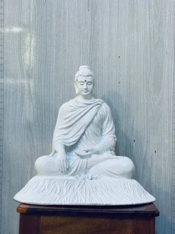 TƯỢNG BỔN SƯ THÍCH CA TOÀ RƠM 30cm
