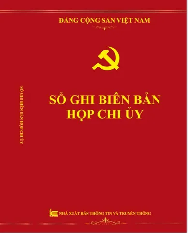 SỔ GHI BIÊN BẢN HỌP CHI UỶ-160trang