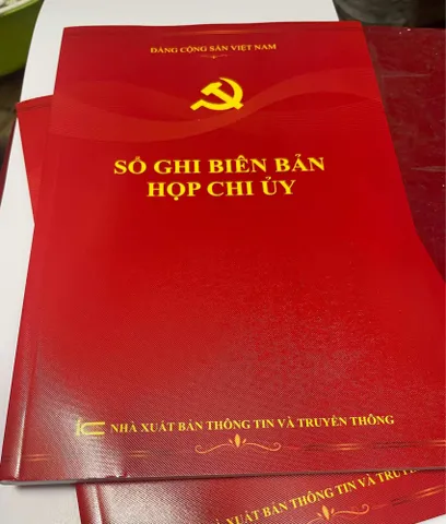 SỔ GHI BIÊN BẢN HỌP CHI UỶ-160trang