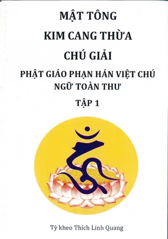 Sổ tay MẬT TÔNG KIM CANG THỪA CHÚ GIẢI bộ 2 tập  - thích linh quang SÁCH DƯƠNG KHOA 0398-142-241