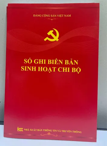 SỔ GHI BIÊN BẢN SINH HOẠT CHI BỘ ( bìa mềm 160trang) 0398-142-241