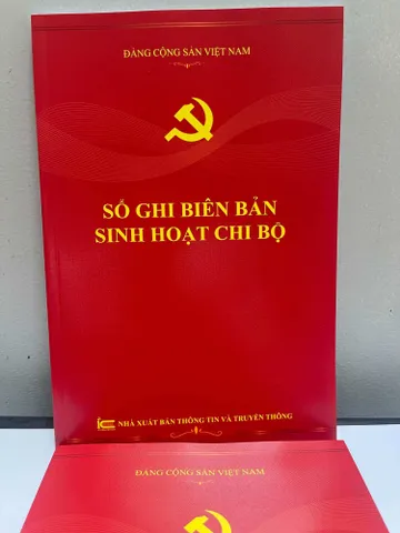 SỔ GHI BIÊN BẢN SINH HOẠT CHI BỘ ( bìa mềm 160trang) 0398-142-241