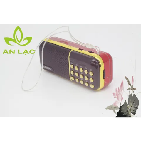 Máy nghe nhạc, máy nghe kinh phật, máy học tiếng Anh BKK B867 2 pin