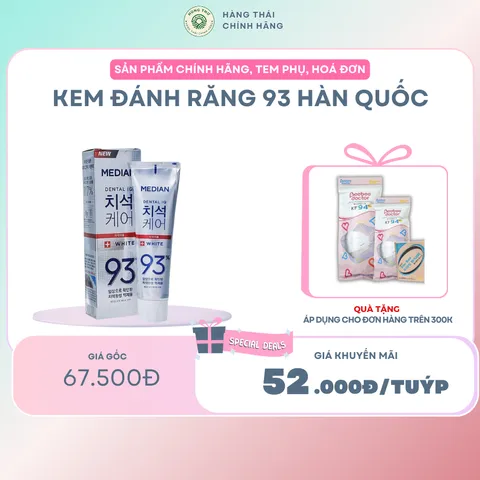 Kem đánh răng Hàn Quốc trắng răng MEDIAN DENTAL- Giúp trăng răng, hơi thở thơm mát, bí quyết ch nụ cười tự tin
