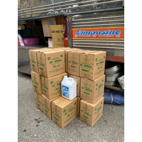 NƯỚC GIẶT HT WHITE 10KG - Giúp làm sạch vết bẩn quần áo, lưu hương lâu trên mọi loại vải, giá siêu rẻ