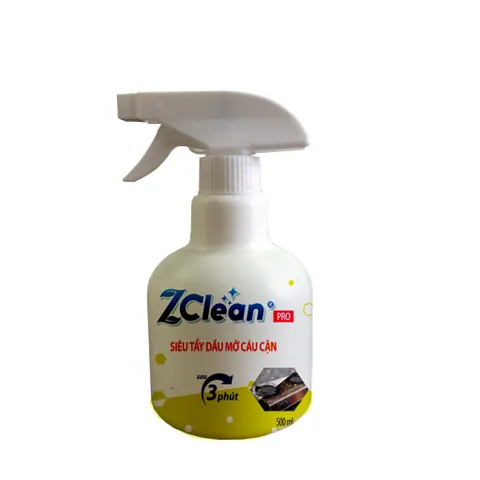 TẨY DẦU MỠ ZCLEAN 500ML - Loại bỏ dầu mỡ hiệu quả, làm sạch sâu, không gây ảnh hưởng đến bề mặt, sản phẩm an toàn