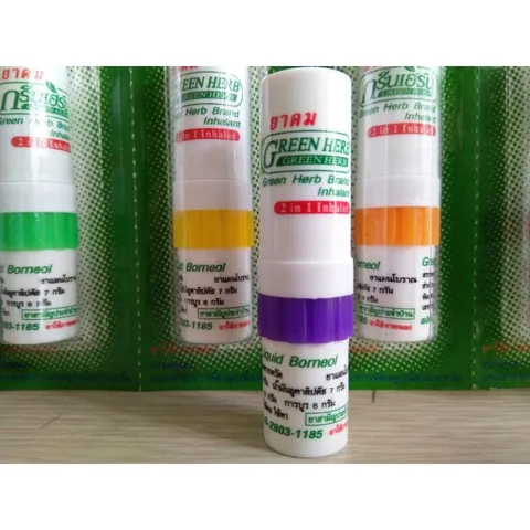 Ống Hít Thông Mũi loại dài - hiệu Green Herb - 1 đầu hít, 1 đầu tinh dầu -  Đủ lựa chọn hương tự nhiên theo sở thích.