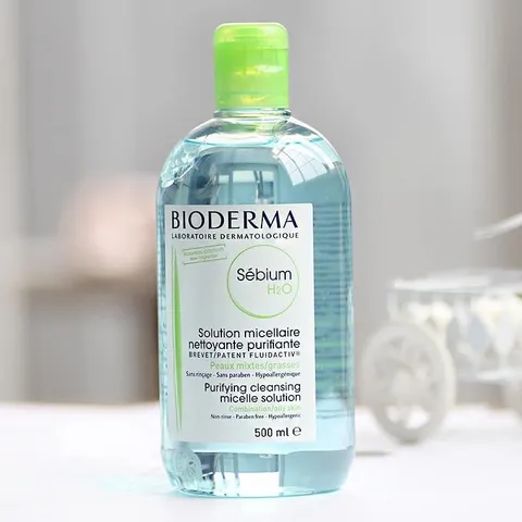 NƯỚC TẨY TRANG BIODERMA làm sạch sâu, dịu nhẹ loại bỏ bụi bẩn, dầu nhờn dành cho mọi loại da loại 500ml