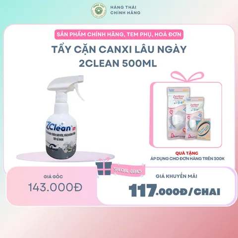 Tẩy cặn Canxi zclean SOWA 500ML - Loại bỏ cặn canxi mạnh mẽ, làm sạch sâu, không ảnh hưởng đến bề mặt, sản phẩm chăm
