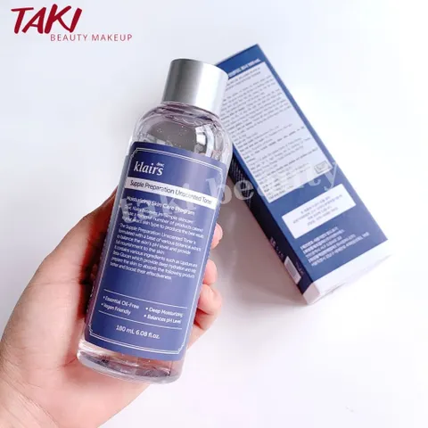 Nước hoa hồng KLairs 180ml dành cho mọi loại da, da mụn và nhạy cảm