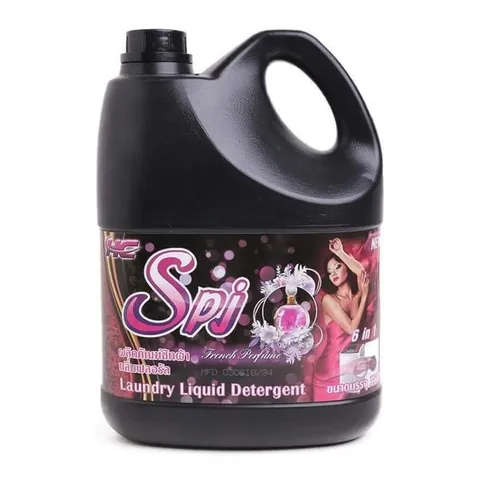 NƯỚC GIẶT SPJ 3.5L Can Vuông ĐEN, VÀNG -giúp làm mềm, tơi xốp sợi vải, chăm sóc và lưu hương giúp quần áo luôn ngát hươn