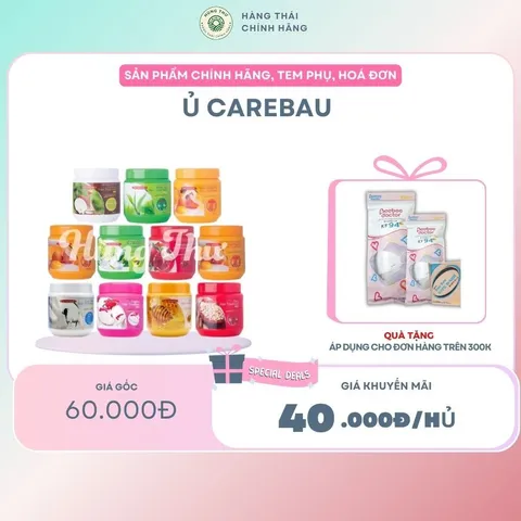 Ủ tóc dừa non Carebeau 500ml Thái Lan, dưỡng ẩm tóc và cung cấp đầy đủ dưỡng chất, giúp tóc siêu mượt