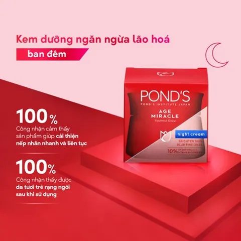 KEM TRẮNG DA CHỐNG LÃO HÓA đêm 50g - Dưỡng da sáng mịn, chống lão hóa hiệu quả, sản phẩm chăm sóc da tự nhiên