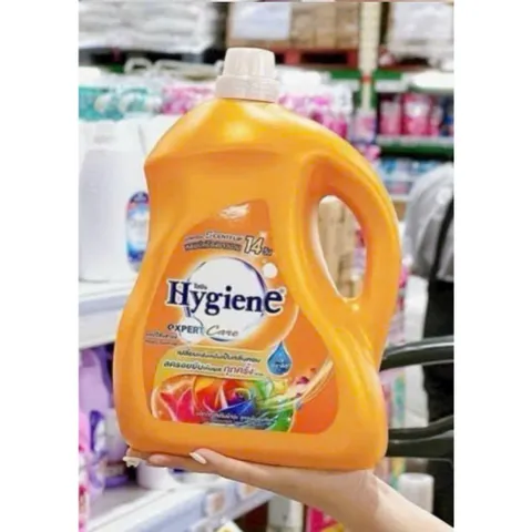 Nước Xả Vải Hygiene Đậm Đặc 3300ml Thái Lan, Lưu Hương Bền Lâu, Làm Mềm Quần Áo - Hùng Thư Thái Lan 843005