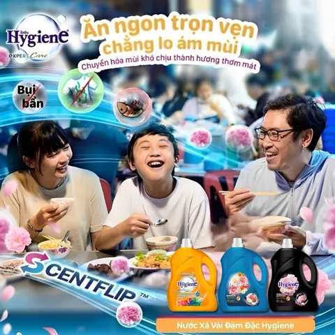 Nước Xả Vải Hygiene Đậm Đặc 3300ml Thái Lan, Lưu Hương Bền Lâu, Làm Mềm Quần Áo - Hùng Thư Thái Lan 843005