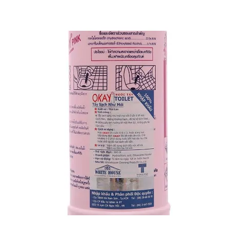 TẨY WC 960ML - Loại bỏ mọi vết bẩn, làm sạch sâu, không gây kích ứng da, sản phẩm tiện dụng và hiệu quả