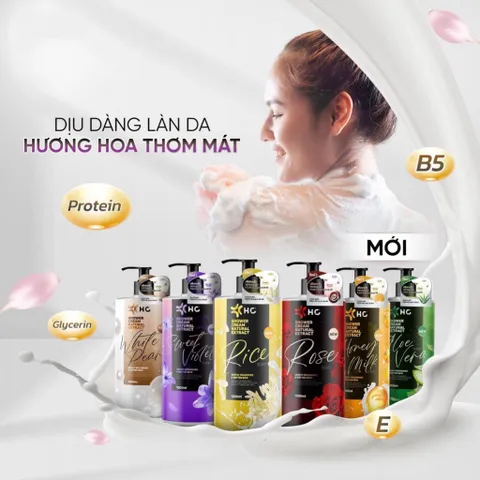 SỮA TẮM HC DÀNH CHO NỮ 1L - Dưỡng ẩm, làm sạch da nhẹ nhàng, hương thơm quyến rũ, sản phẩm chăm sóc da tốt nhất