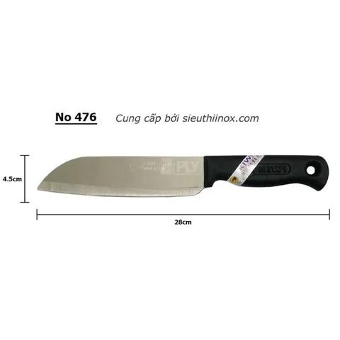 Dao thái cỡ vừa Kiwi Thái Lan mã 476 chính hãng, chuyên dùng thái thịt, gọt rau củ tiện lợi, không gỉ, siêu bền