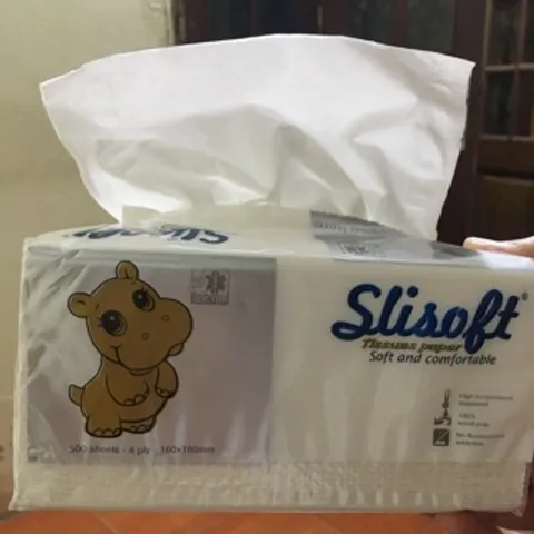 Giấy ăn Slisoft 500 tờ Doctor care dai mềm mịn, không mùi