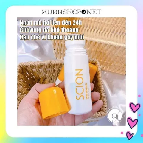 Lăn nách Scion Mỹ ngăn chặn mùi hôi, khử thâm, trắng da