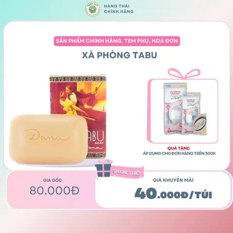 Xà phòng hương nước hoa Tabu 100g siêu thơm, siêu sạch, lưu hương lâu, phù hợp với nam giới