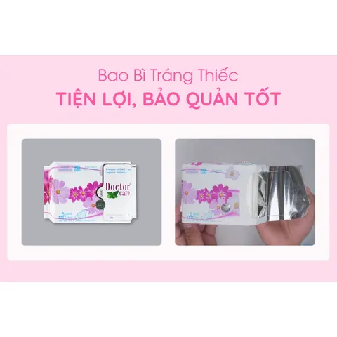 COMBO 5 GÓI Băng vệ sinh thảo dược Doctor Care ban ngày TẶNG 2 gói BVS quần 843029