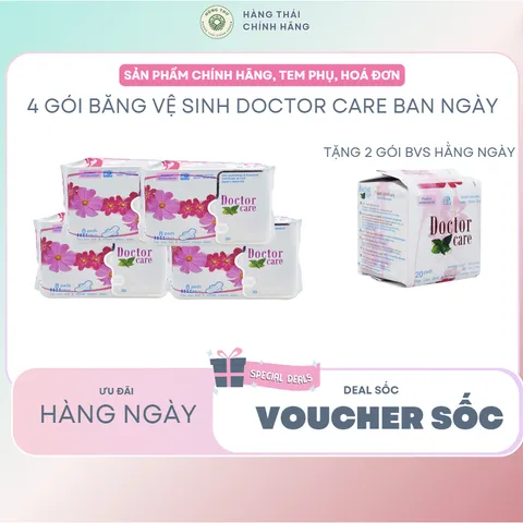 4 GÓI DOCTOR CARE BAN NGÀY TẶNG 2 GÓI HẰNG NGÀY