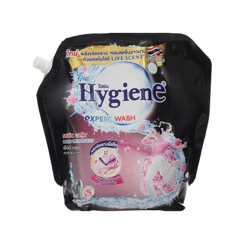 NƯỚC GIẶT HYGIENE 1.8L - có công dụng vừa giặt vừa xả, giữ màu quần áo luôn tươi mới và lưu lại mùi hương nhẹ nhàng