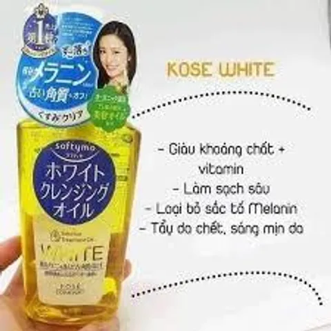DẦU TẨY TRANG KOSE SOFTYMO CLEANSING OIL 200ml - Làm sạch sâu, loại bỏ bụi bẩn và trang điểm hiệu quả
