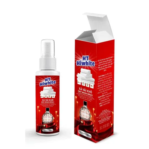 XỊT XẢ VẢI KHÔ HT HIWHITE -  khử mùi và chống khuẩn chai 100ml - mùi hương thơm ngọt /huyền bí/ dịu nhẹ