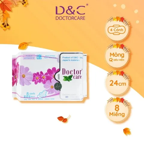 SỈ 50 GÓI băng vệ sinh Doctor Care Ban ngày 8 miếng, hàng chính hãng, sẵn số lượng