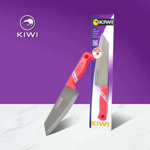 Dao cán nhự KIWI có vỏ bìa giấy mã 475 cỡ bé chính hãng, chuyên dùng thái thịt, gọt rau củ tiện lợi, không gỉ, siêu bền