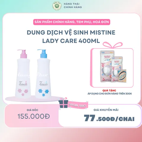 Dung dịch vệ sinh Mistine Lady care 200ml có vòi khuyến mại 50ml