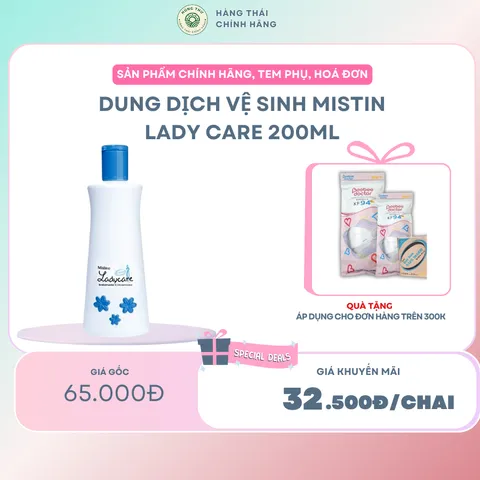 Dung dịch vệ sinh Mistin Lady care 200ml