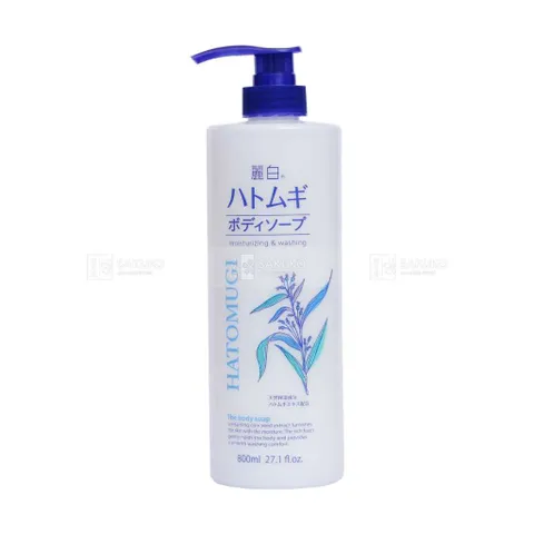 SỮA TẮM Ý DĨ NHẬT 800ML - Dưỡng ẩm sâu, làm sạch da hiệu quả, hương thơm dịu nhẹ, sản phẩm chăm sóc da cao cấp