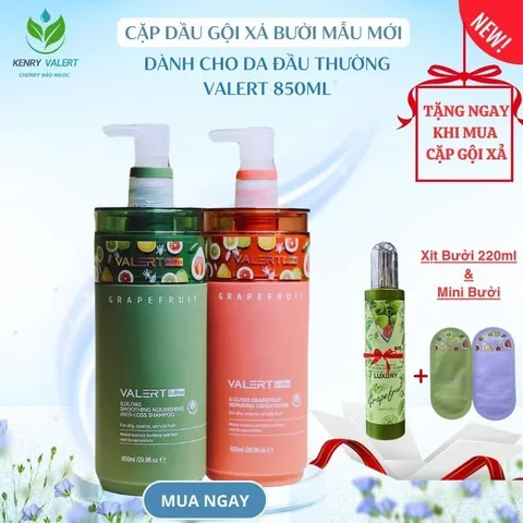 Dầu gội Bưởi chống rụng tóc và kích thích mọc tóc 850 ml TẶNG CHAI SỮA TẮM 300ML