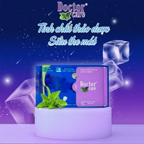 [COMBO 5 GÓI ] Băng vệ sinh thảo dược DOCTOR CARE ban đêm - siêu thấm hút, khô thoáng, an toàn có mùi thơm nhẹ 843127