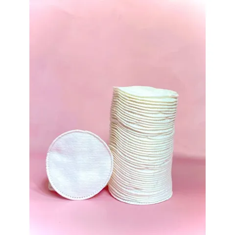 Bông tẩy trang Daleno cotton 150 miếng, bo viền, không dính sợi bông, mềm mại bảo vệ và làm sạch da