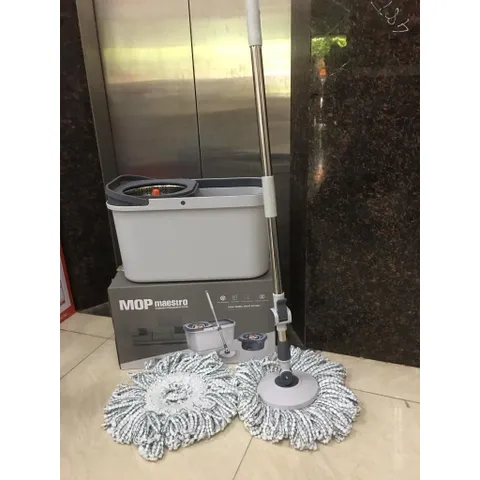 Bộ xô chổi lau sàn nhà MOP Meastro Thái Lan chính hãng, hàng cao cấp, chổi lau nhà thông minh tự vắt, vô cùng tiện dụng