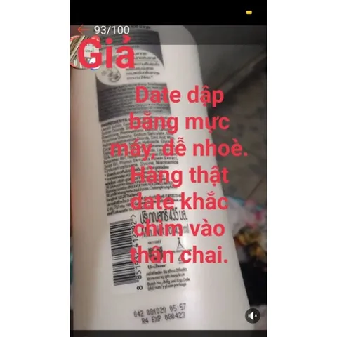 Dầu gội Clear Thái Lan 450ml cho tóc gàu và ngứa da đầu